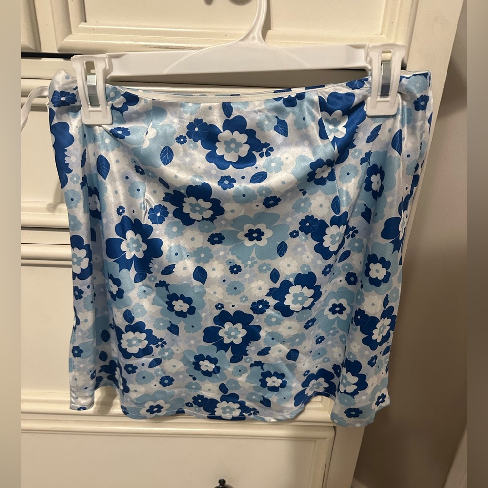 Cotton Candy LA floral mini skirt